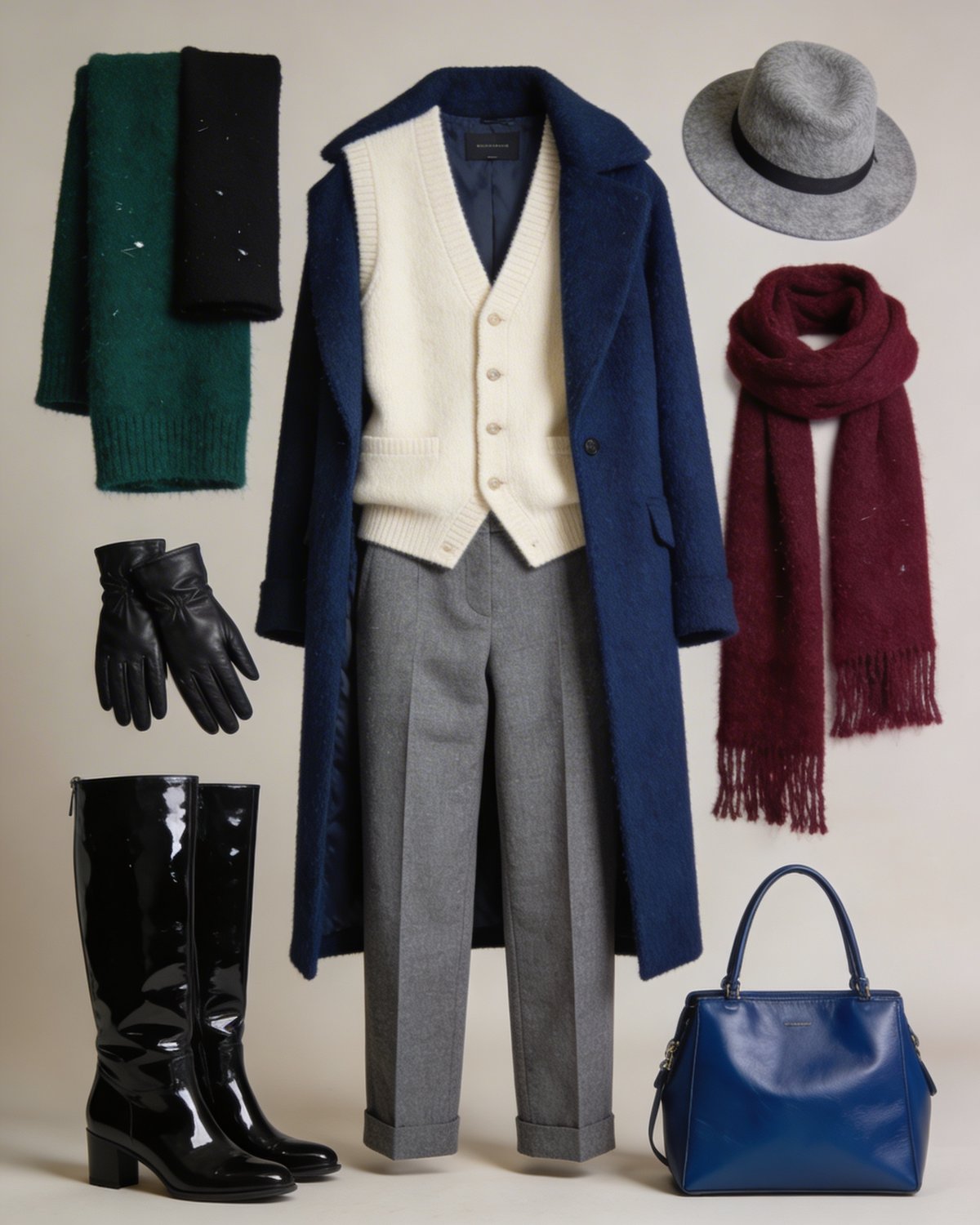 Conjunto completo para la estación Invierno Frío